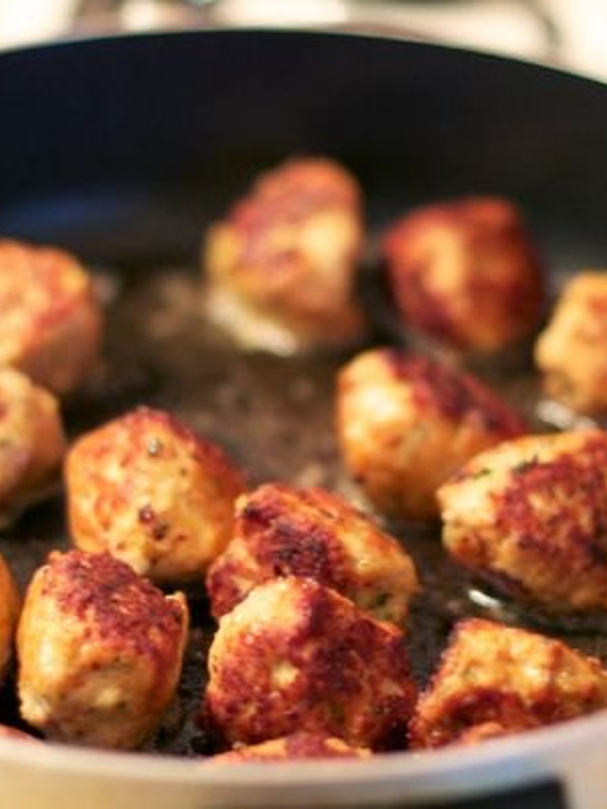 Greek chicken meatballs with cucumber yogurt